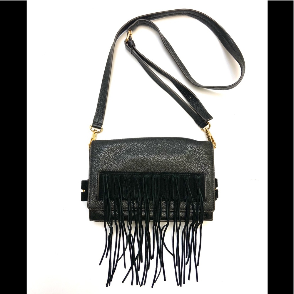 Rebecca Minkoff heavy laced clutch